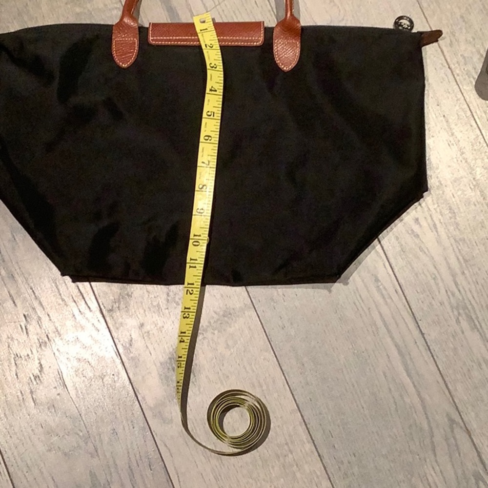 Longchamp Le Pilage Type “M” Black and Brown Women's Tote Bag - Picture 7 of 8